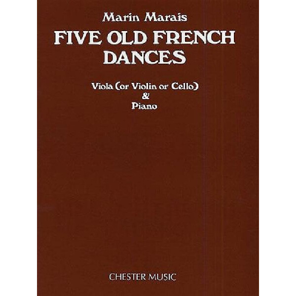 5 old French Dances for viola