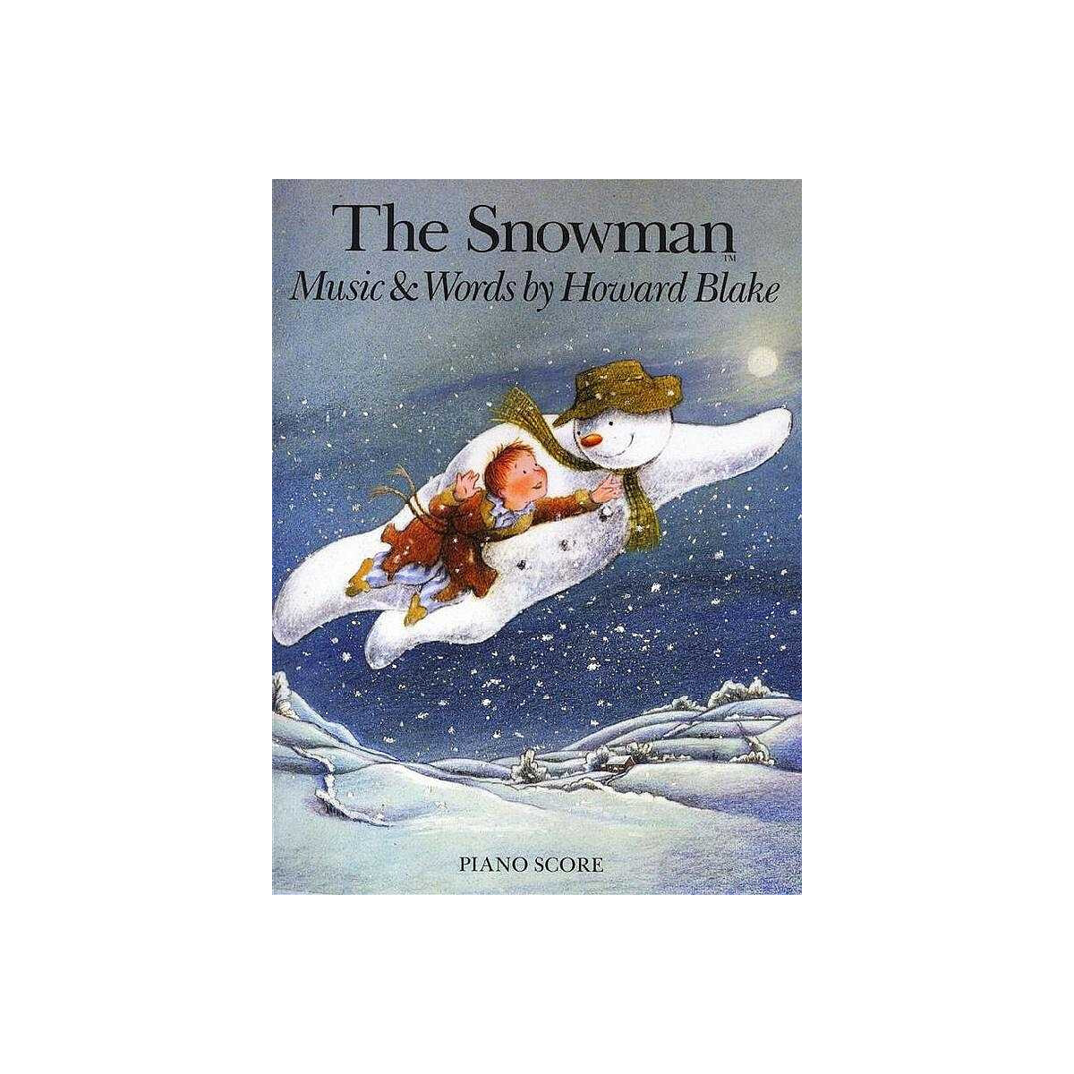 The Snowman piano score (with text) box