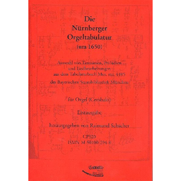 Die Nürnberger Orgeltabulatur um 1650