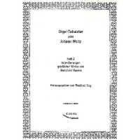 Orgeltabulatur von Johann Woltz