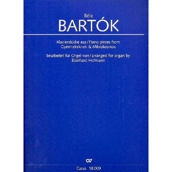 Klavierstücke aus Gyermekenek und Mikrokosmos