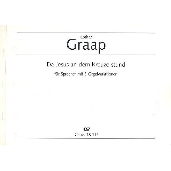 Da Jesus an dem Kreuze stund