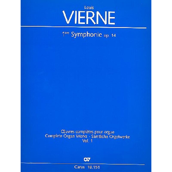 Sinfonie Nr.1 op.14 für Orgel