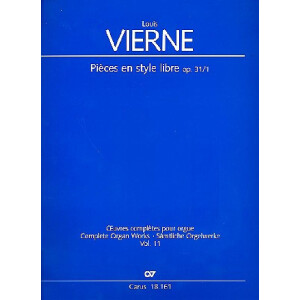 Pièces en style libre op.31,1 für Orgel