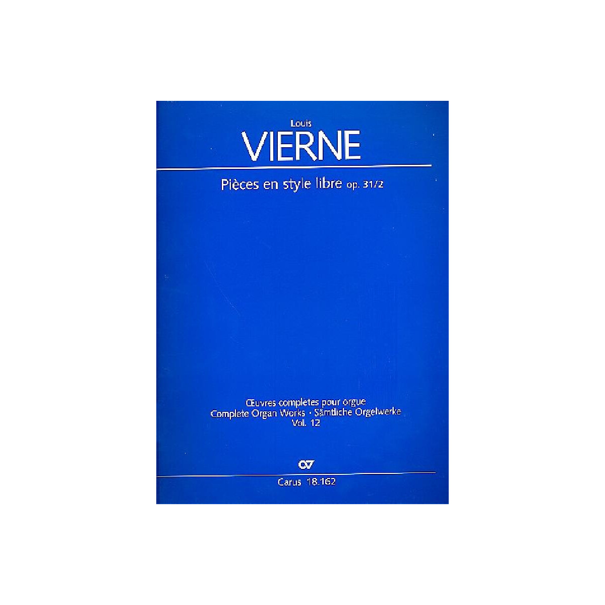 Pièces en style libre op.31,2 für Orgel