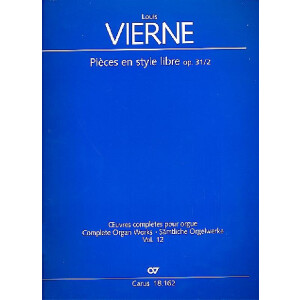Pièces en style libre op.31,2 für Orgel