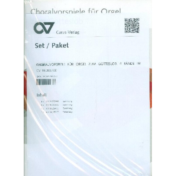 Choralvorspiele zum Gotteslob Band 1-4