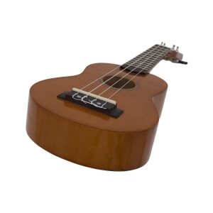 Dimavery UK-200 Ukulele, Soprano, Brown