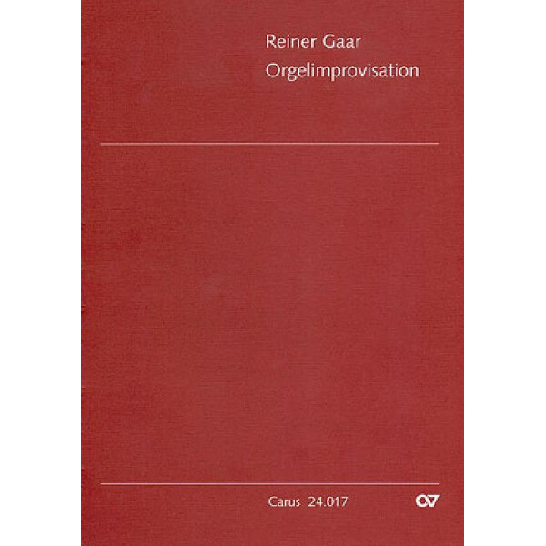 Orgelimprovisation Lehrplan und Arbeitshilfen