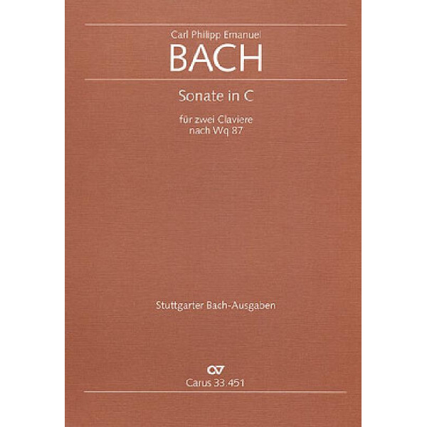 Sonate C-Dur nach WQ87