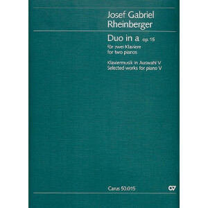 Duo a-Moll op.15 f&uuml;r 2 Klaviere