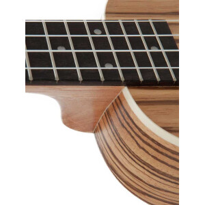 Dimavery UK-400 Ukulele Soprano "Zebrawood"