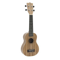 Dimavery UK-400 Ukulele Soprano "Zebrawood"