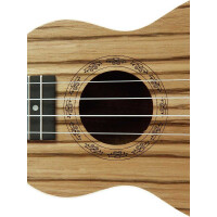 Dimavery UK-400 Ukulele Soprano "Zebrawood"