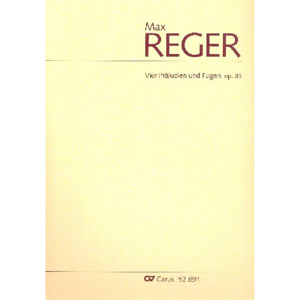 4 Präludien und Fugen op.85