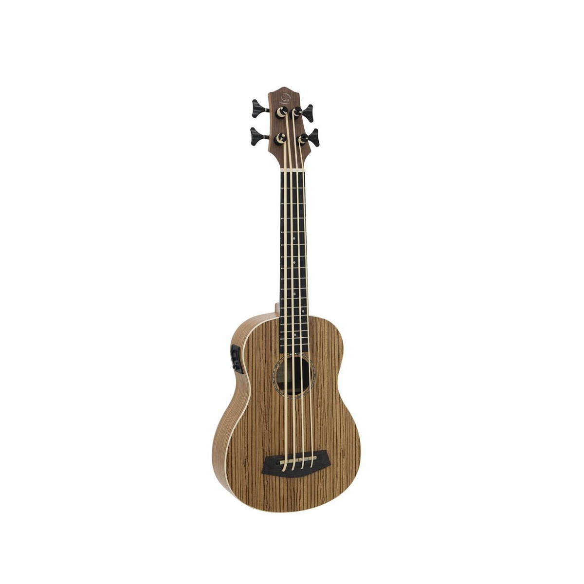 Dimavery UK-700 Bass-Ukulele. Zebra