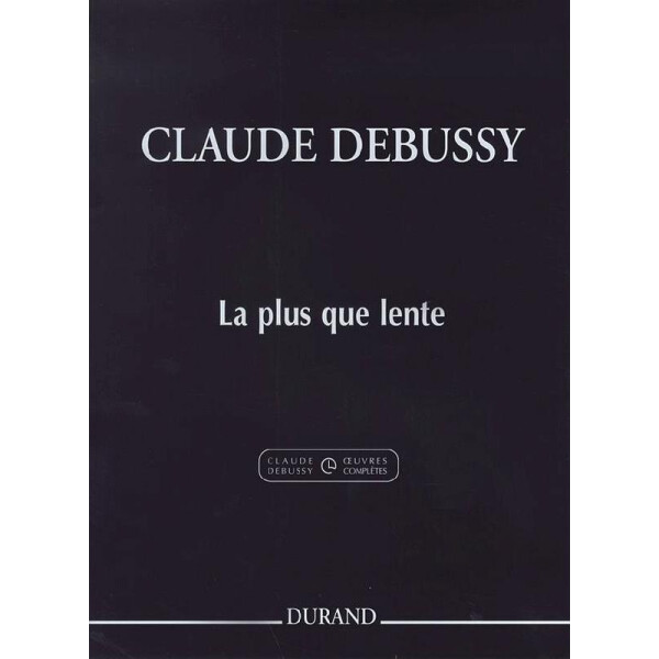 La plus que lente pour piano