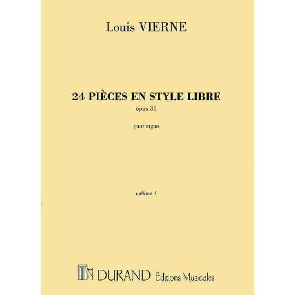 24 pièces en style libre op.31 vol.1 (nos.1-12)
