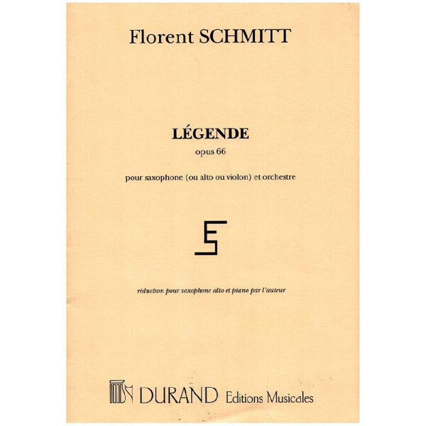 Legende op.66 pour alto (ou