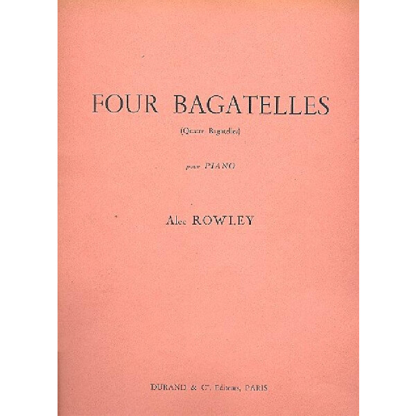 4 Bagatelles pour piano