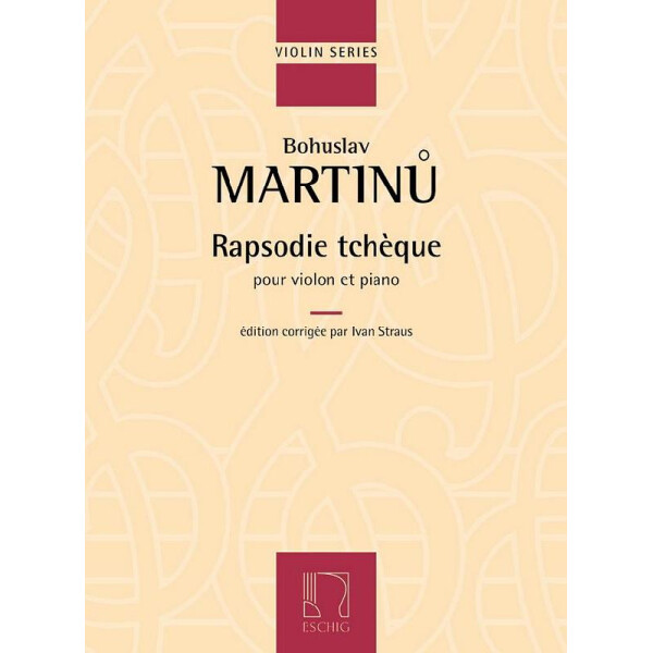 Rapsodie tchèque für Violine und Klavier