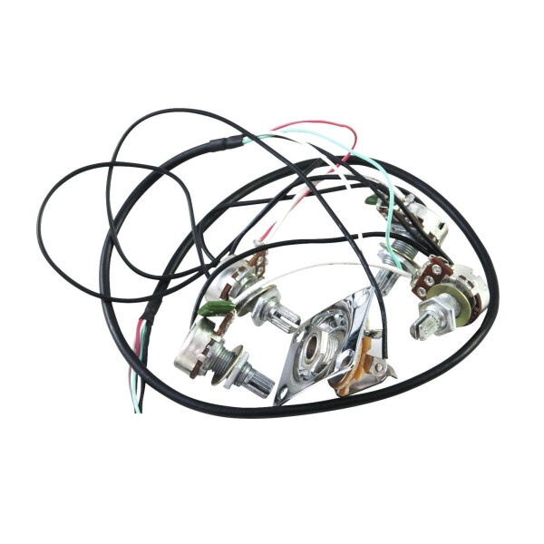 Dimavery LP poti set including 4x poti/jack socket