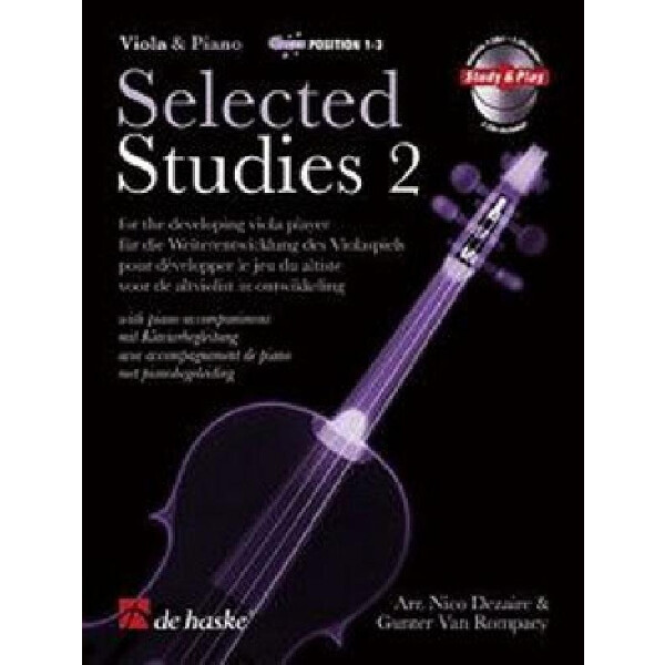 Selected studies vol.2 (+2 CDs) for viola