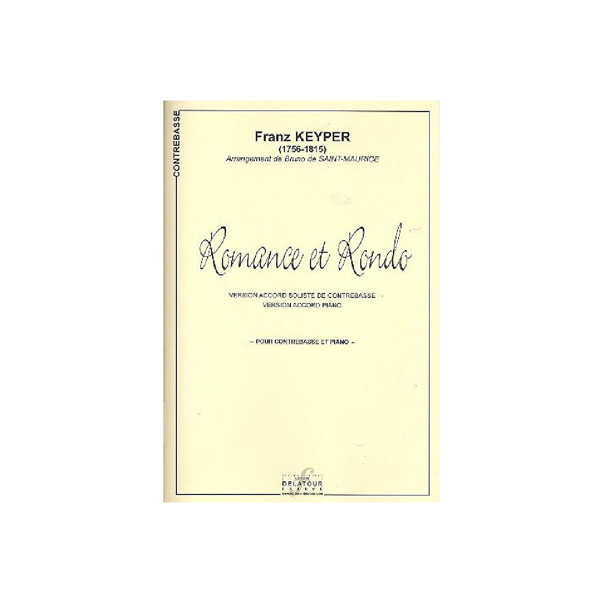 Romance et rondo pour contrebasse