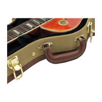 Dimavery Form-Case Electric Guitar LP, tweed