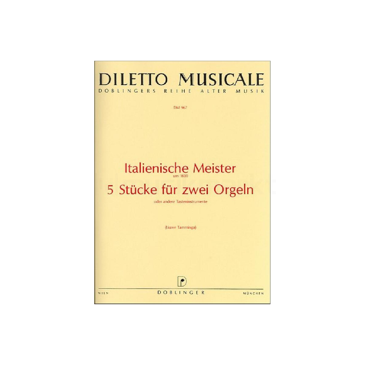 5 Stücke für 2 Orgeln box