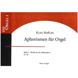 Aphorismen f&uuml;r Orgel