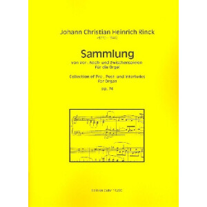Sammlung von Vor-, Nach- und Zwischenspielen op.74