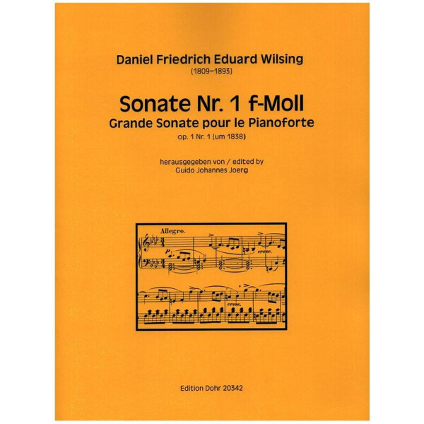Sonate Nr.1 op.1 f-Moll