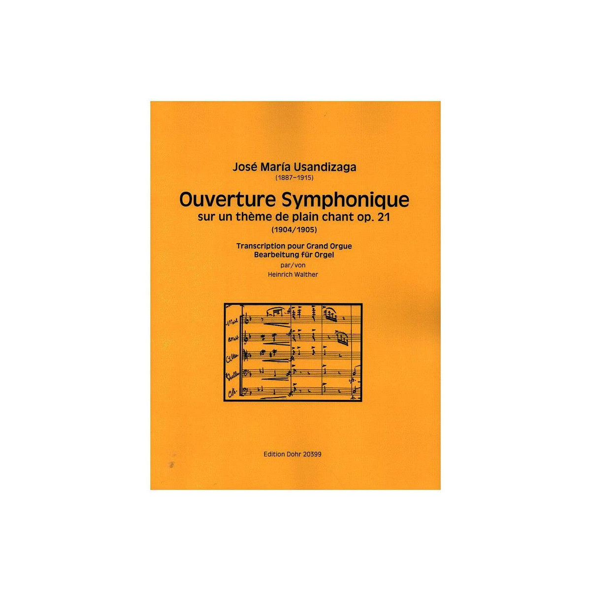 Ouverture Symphonique sur un thème de plain chant op.