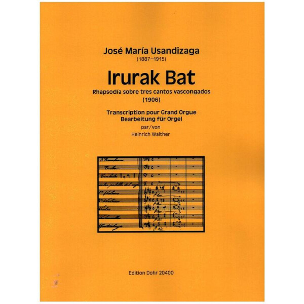 Irurak Bat - Rhapsodía sobre tres cantos vascongados