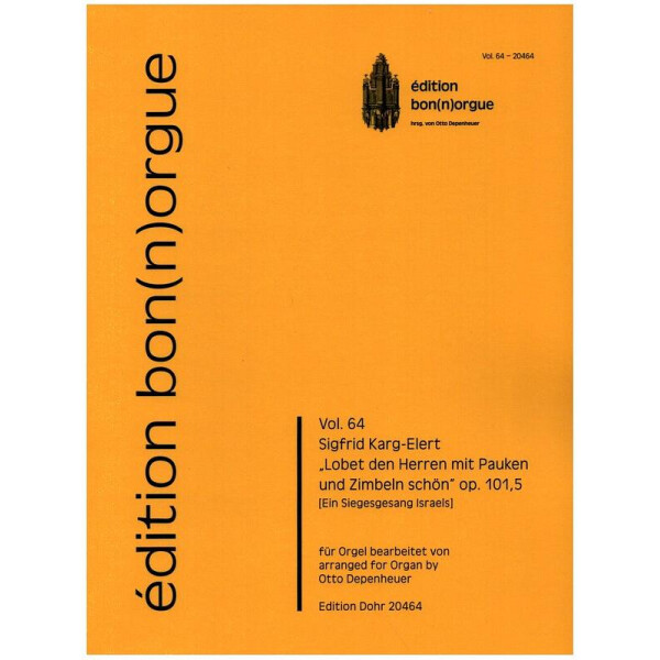 Lobet den Herren mit Pauken und Zimbeln schön op.101,5