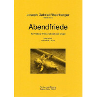 Abendfriede für Violine