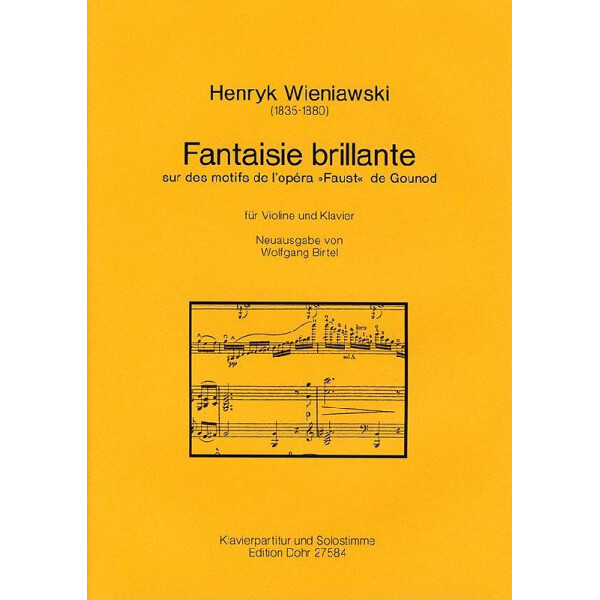 Fantaisie brillante op.20 für Violine und