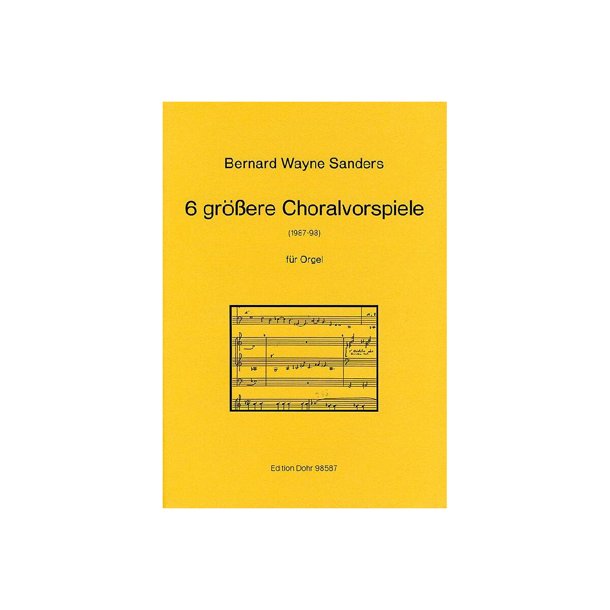 6 GROESSERE CHORALVORSPIELE box