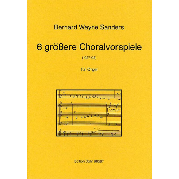6 GROESSERE CHORALVORSPIELE