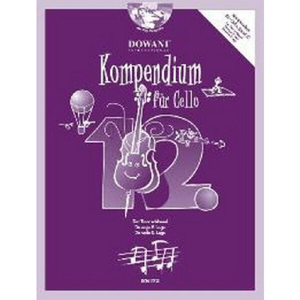 Kompendium für Violoncello Band 12 (+2 CDs)