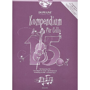 Kompendium für Violoncello Band 15 (+2 CDs)
