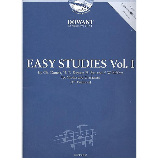 Easy Studies vol.1 (+CD) für Violine und klavier