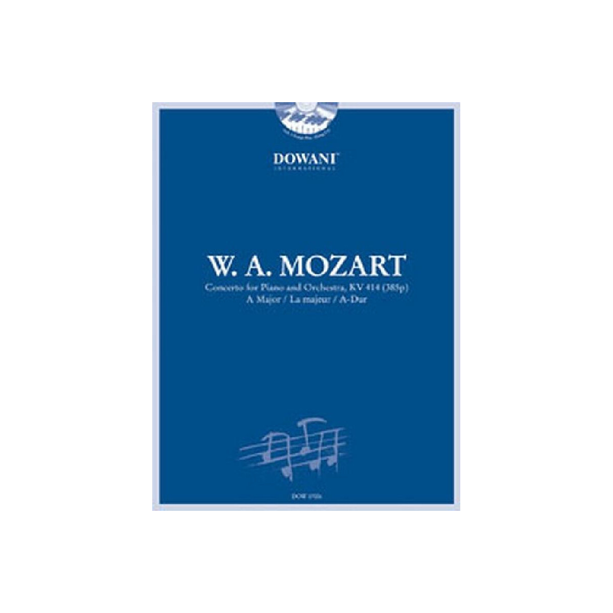 Konzert A-Dur KV414 für Klavier und box