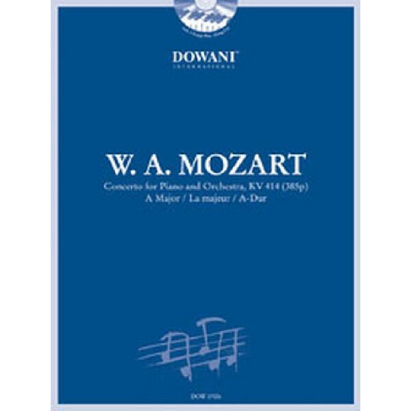Konzert A-Dur KV414 für Klavier und