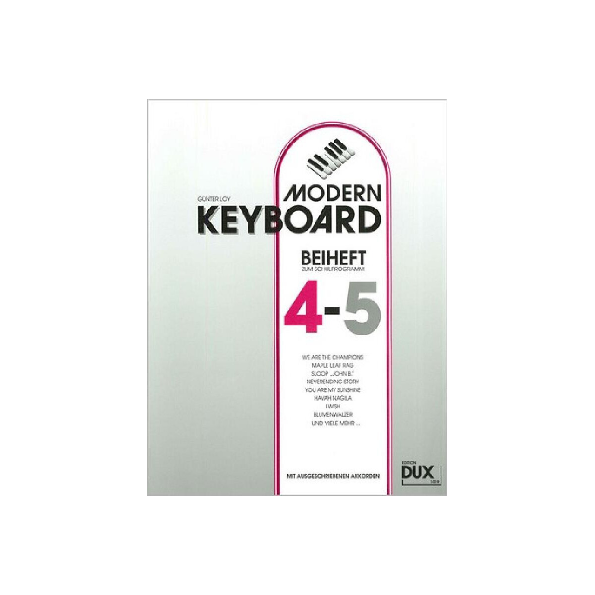 Modern Keyboard Beiheft zum box