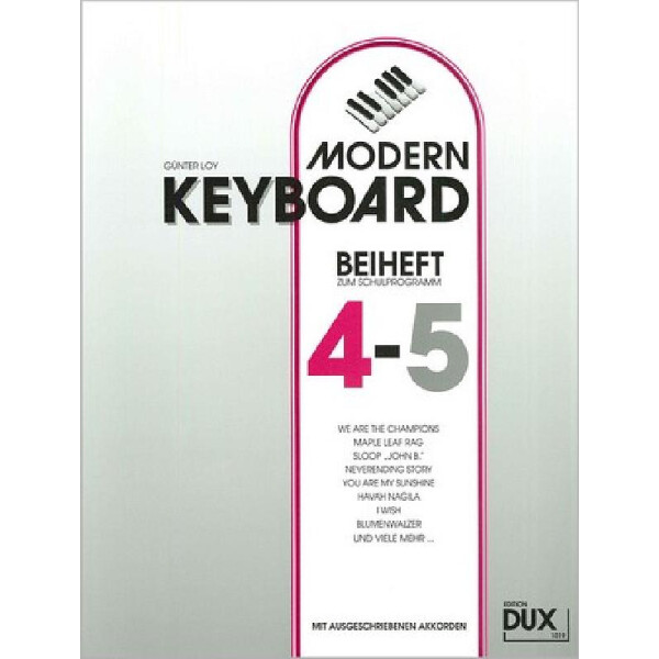 Modern Keyboard Beiheft zum