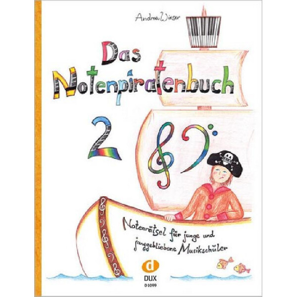Notenpiratenbuch Band 2 Notenrätsel für junge Klavierspieler