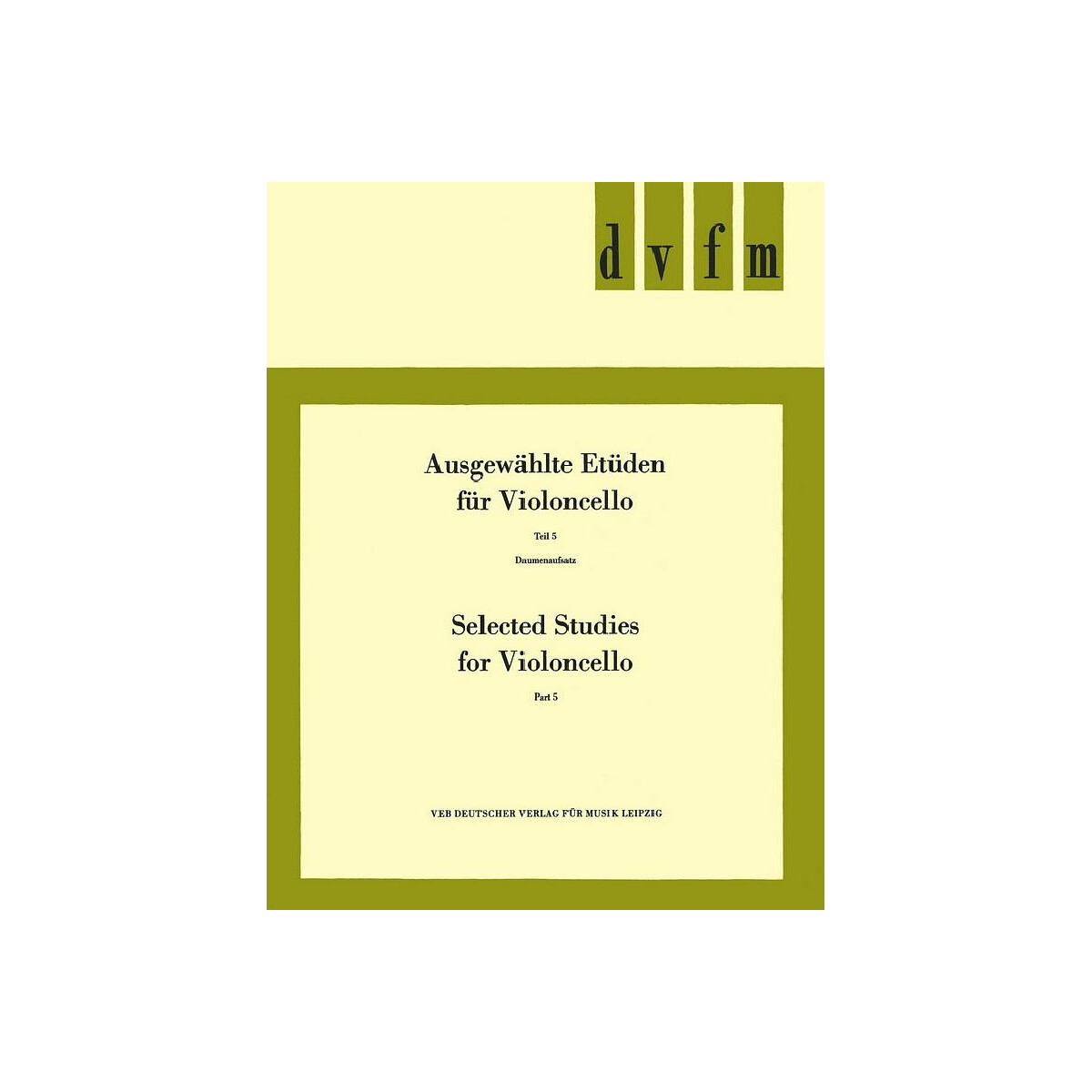 Ausgewählte Etüden Band 5 box