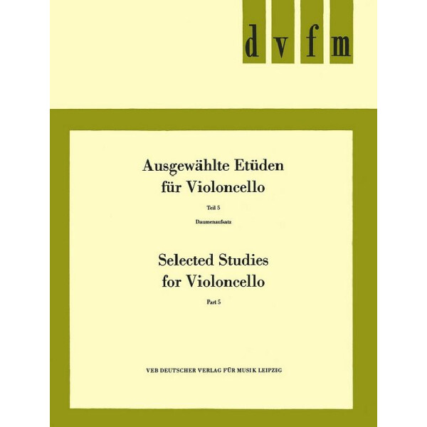 Ausgewählte Etüden Band 5